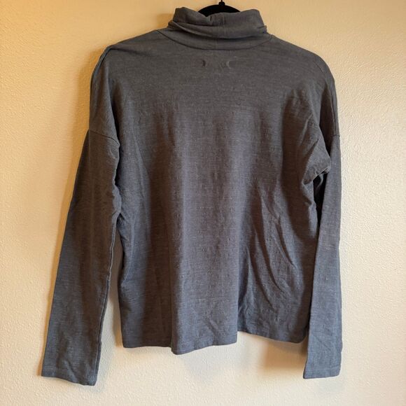 Madewell Mock Neck Long Sleeve Top- Women’s Small - Picture 2 of 3